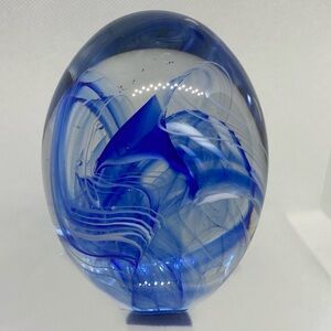 Vintage Glass Paperweight/Art Piece